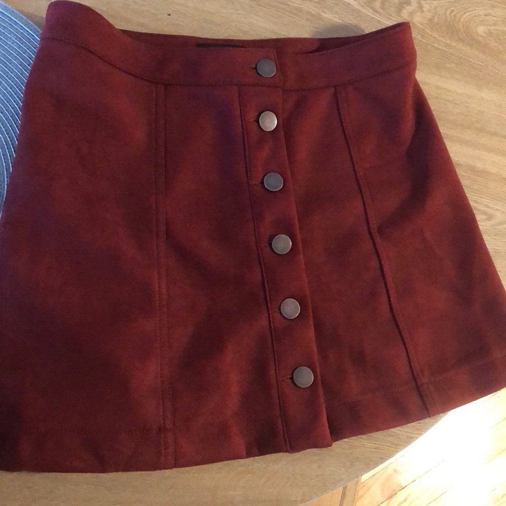 Suede Skirt